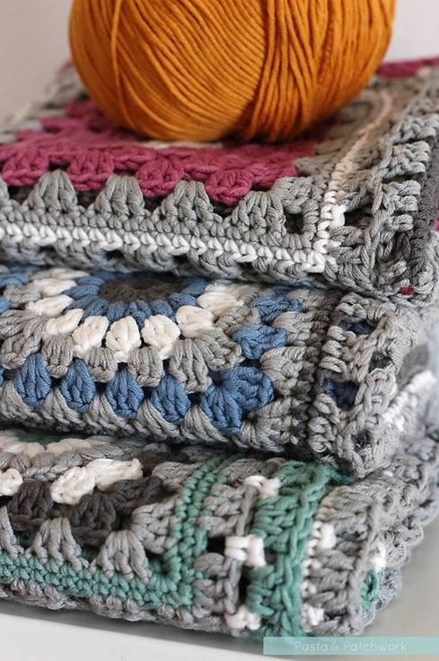 Crochet meets Patchwork Afghan | a work in progress | by Past & Patchwork
