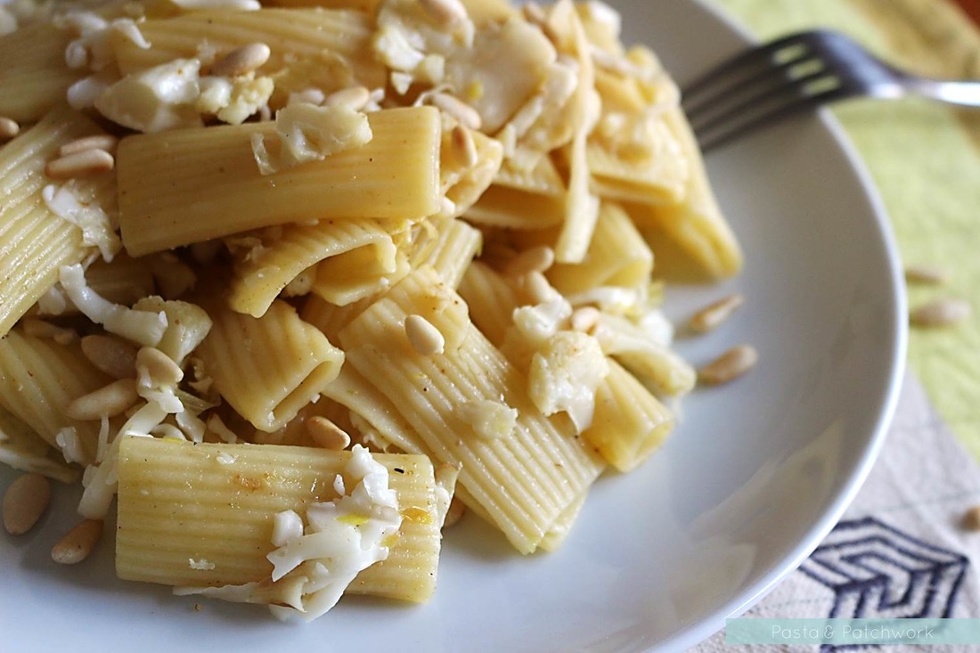 RECIPE: Pasta with spiced cauliflower & pine nuts | Pasta & Patchwork
