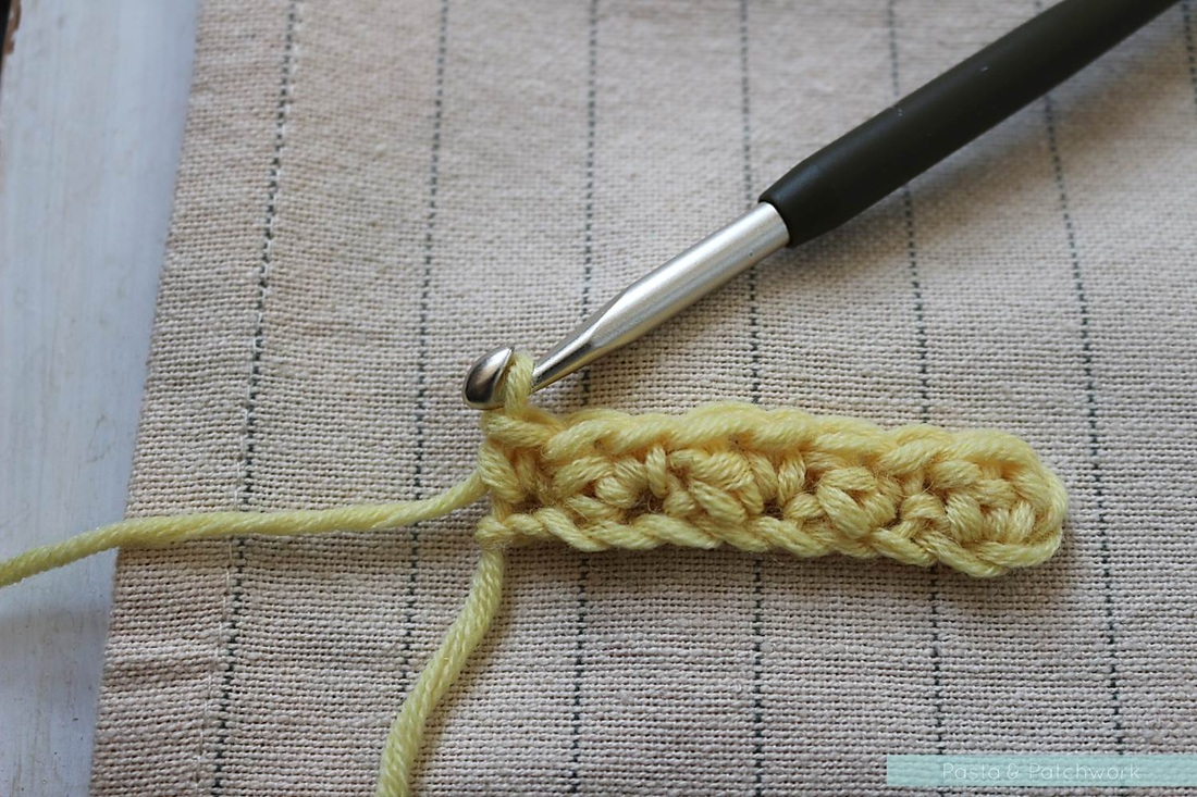 Grit crochet stitch round 1