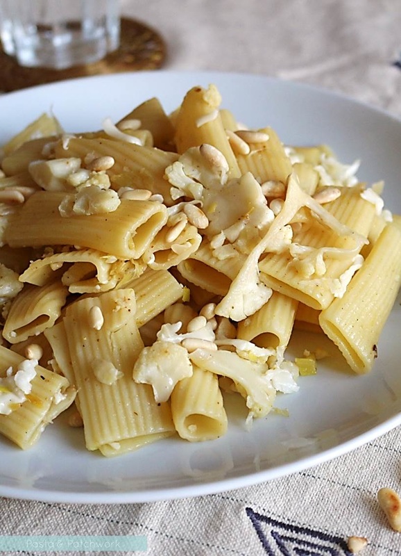 RECIPE: Pasta with spiced cauliflower & pine nuts | Pasta & Patchwork