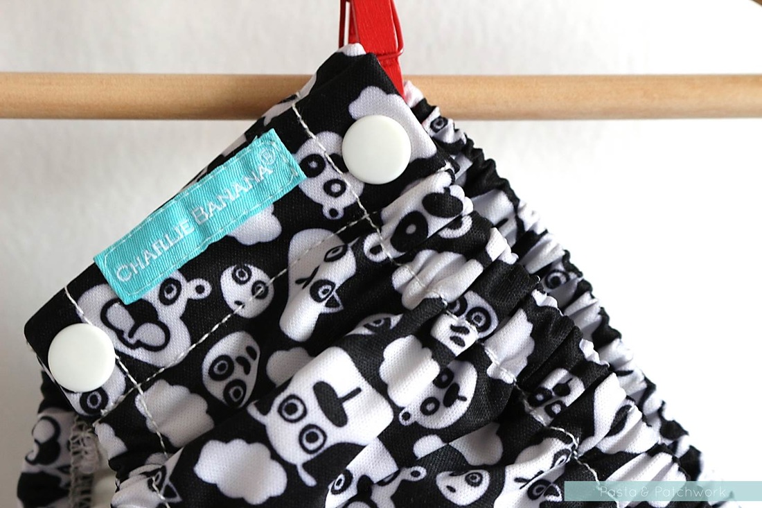 REVIEW | Charlie Banana 2-in-1 Swim Diaper & Training Pants - Blackbeary print with snaps | Pasta & Patchwork Blog