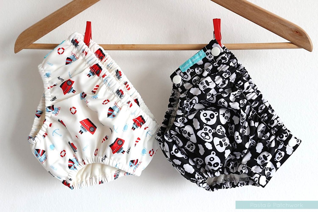 REVIEW | Charlie Banana 2-in-1 Swim Diaper & Training Pants (with & without snaps) | Pasta & Patchwork Blog