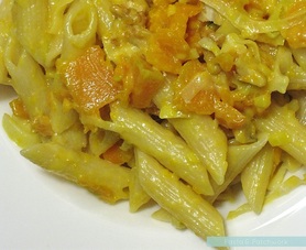 Pumpkin & Taleggio Penne | Pasta & Patchwork